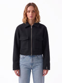 Giacca Cropped Urban - Nera