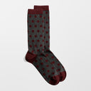 DOTS4 BORDEAUX-GRIGIO CALDO COTONE AL POLPACCIO