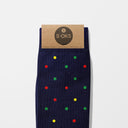 DOTS1 BLU-COLORE CALZA AL POLPACCIO