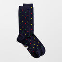 DOTS1 BLU-COLORE CALZA AL POLPACCIO