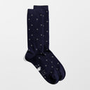 DOTS2 BLU-GRIGIO CALZA AL POLPACCIO