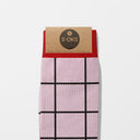 GRIGLIA CALZA CAVIGLIA ROSA-ROSSO-NERO