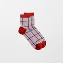 GRIGLIA CALZA CAVIGLIA ROSA-ROSSO-NERO