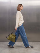 SOFT BAG MINI /  borsa con coulisse / olive