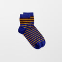 RIGHE NEW CALZA CAVIGLIA BLU-GIALLO-MARRONE