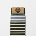 RIGHE NEW CALZA CAVIGLIA VERDE-AZZURRO-NERO