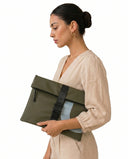 POCHETTE LARGE / laptop case 13" / green+blue / 13"