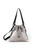 SOFT BAG MINI /  borsa con coulisse / silver