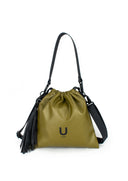 SOFT BAG MINI /  borsa con coulisse / olive
