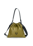 SOFT BAG MINI /  borsa con coulisse / olive