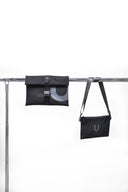 KIT BUSINESS / POCHETTE LARGE + POCHETTE medium + TRACOLLA/ black