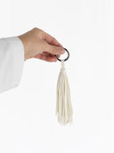 CHARM / pendente frange / white