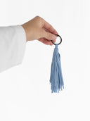 CHARM / pendente frange /  light blue
