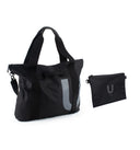 KIT weekend / TOTE bag shopper + POCHETTE medium / black