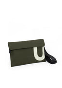 POCHETTE MINI / green+cream