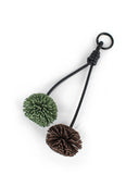CHARM / pon-pon / marrone + verde