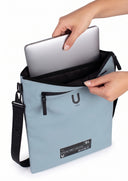 BUSINESS BAG LABEL / laptop case / light blue