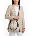 SOFT BAG MINI /  borsa con coulisse / white